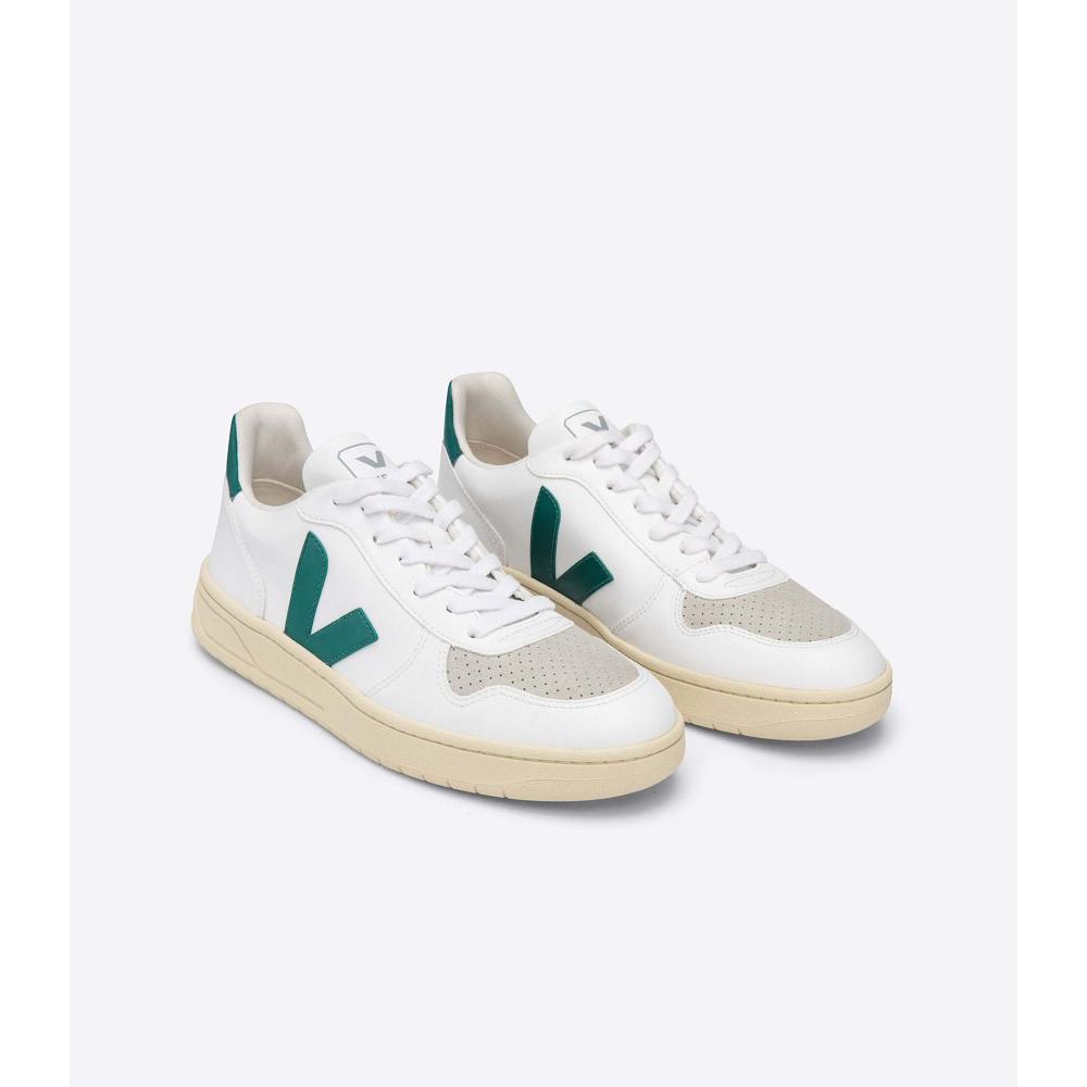 Veja V-10 CWL Cipő Férfi White/Green | HU 279ZUT